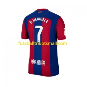 Fußballtrikots FC Barcelona Ousmane Dembele 7 2023-2024 Kurzarm Heimtrikotsatz kaufen